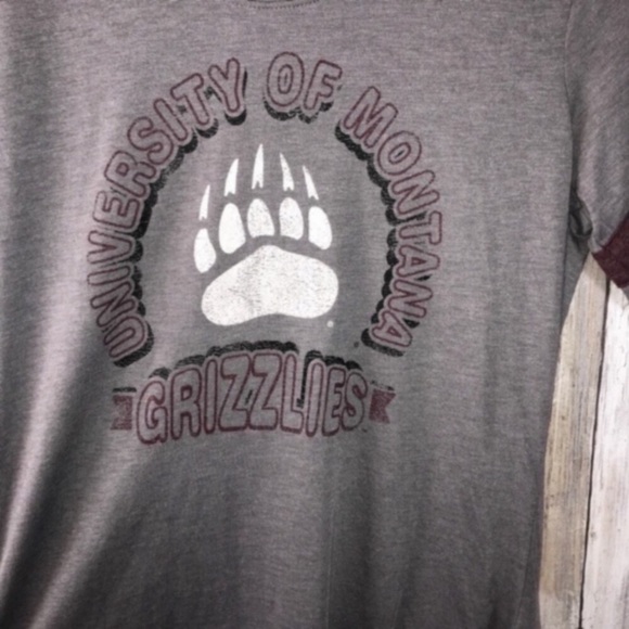 NCAA Montana Grizzlies Bear Paw Tee Women’s Medium - Picture 4 of 4